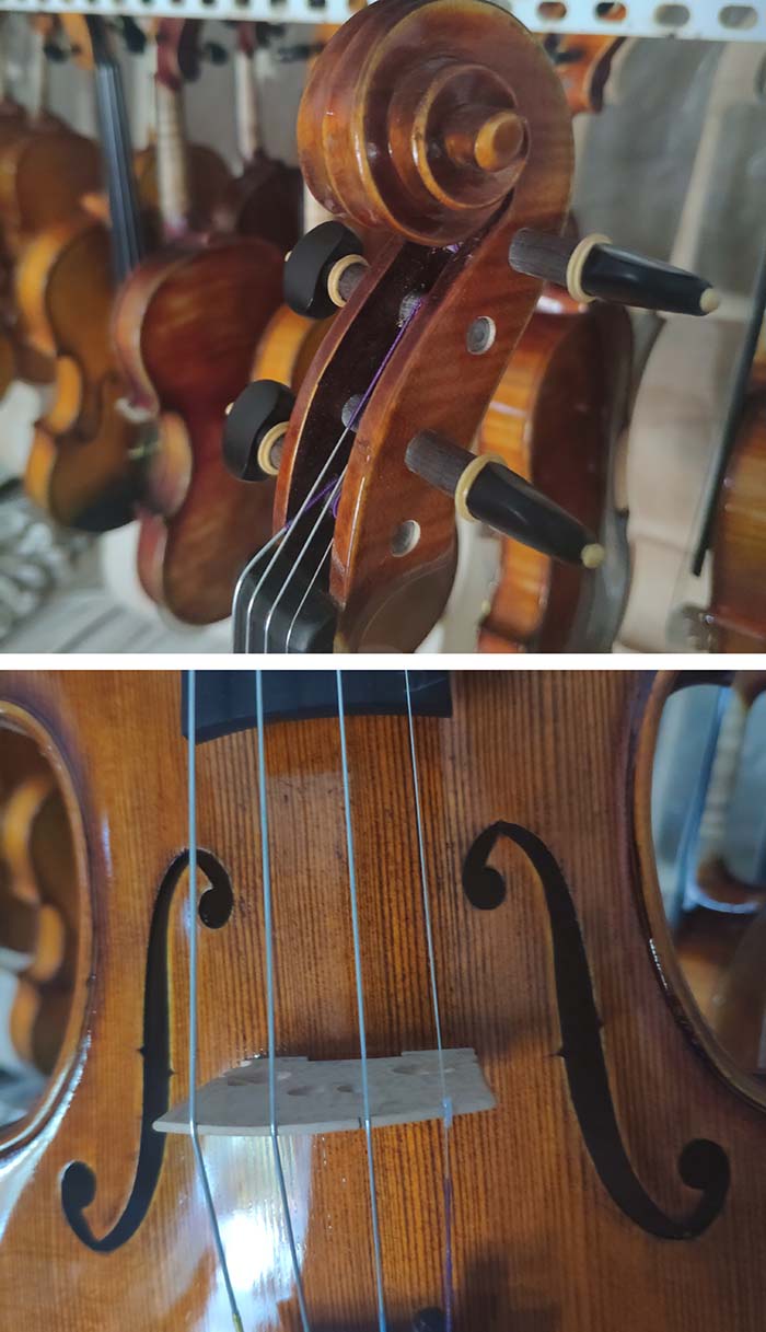 仿舊復(fù)古瓜式琴-zd03