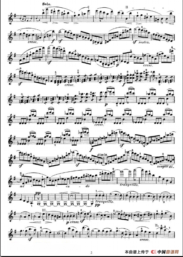 e小調(diào)小提琴協(xié)奏曲譜子