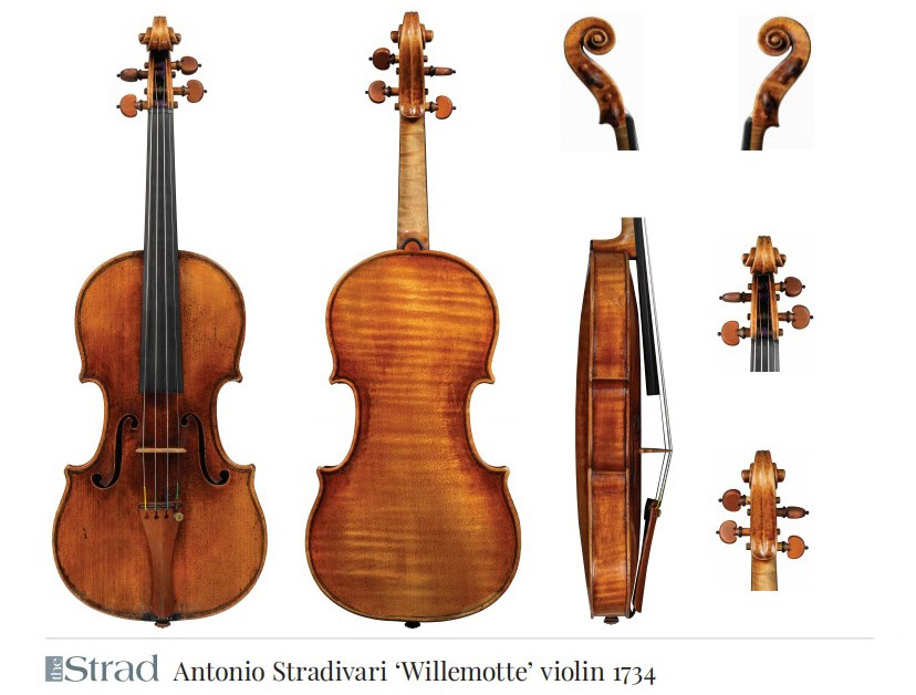 路德麗 1734 年斯特拉迪瓦里小提琴 'Willemotte'